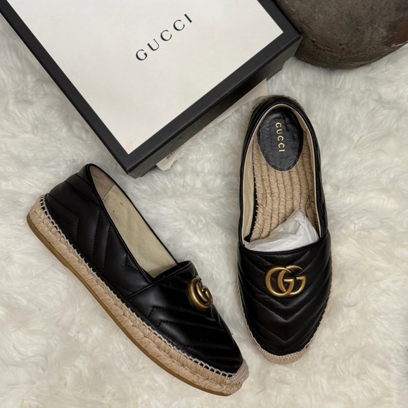 Gucci Shoes - GUCCI Nappa Charlotte Mules